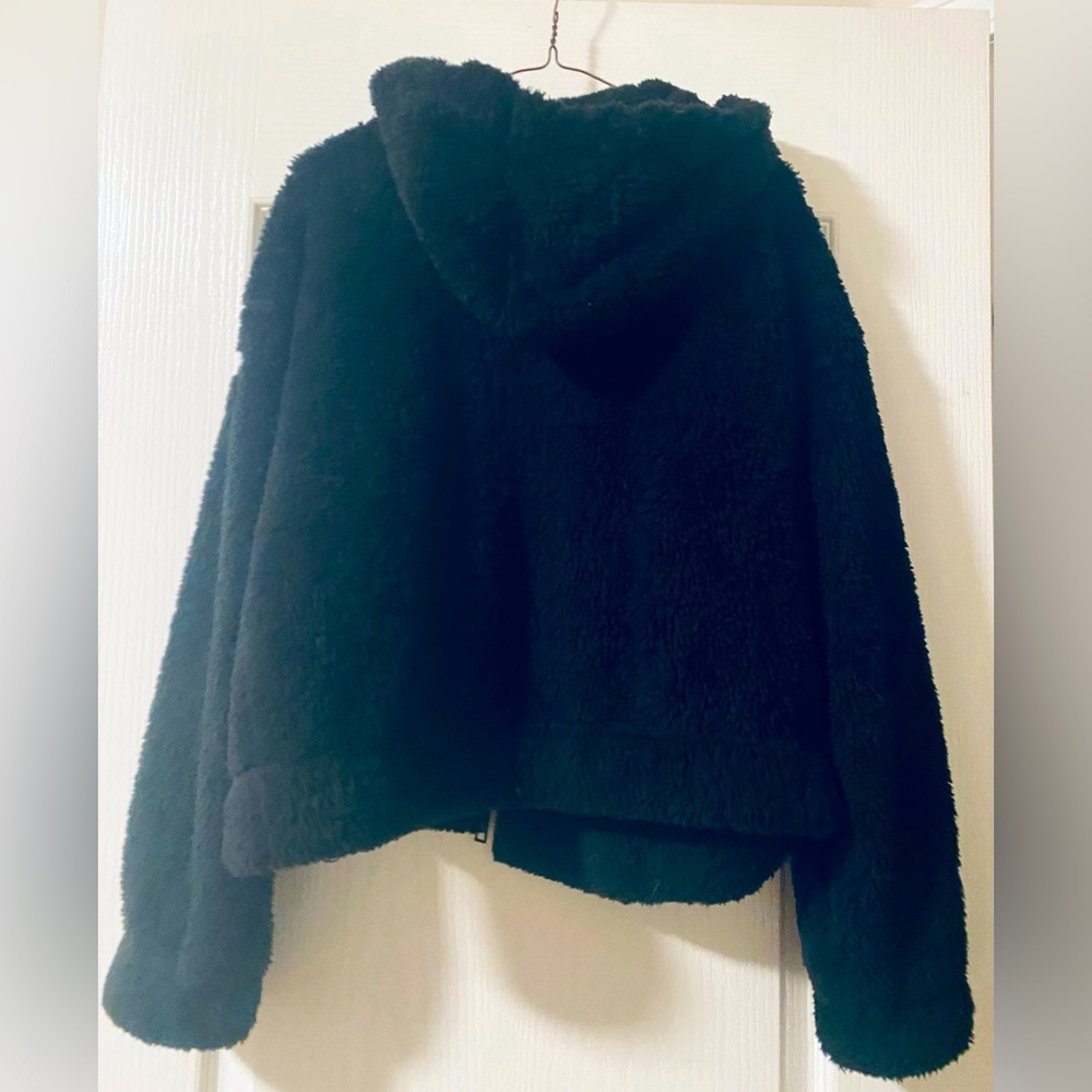 Calvin Klein Fuzzy Teddy Zip Up